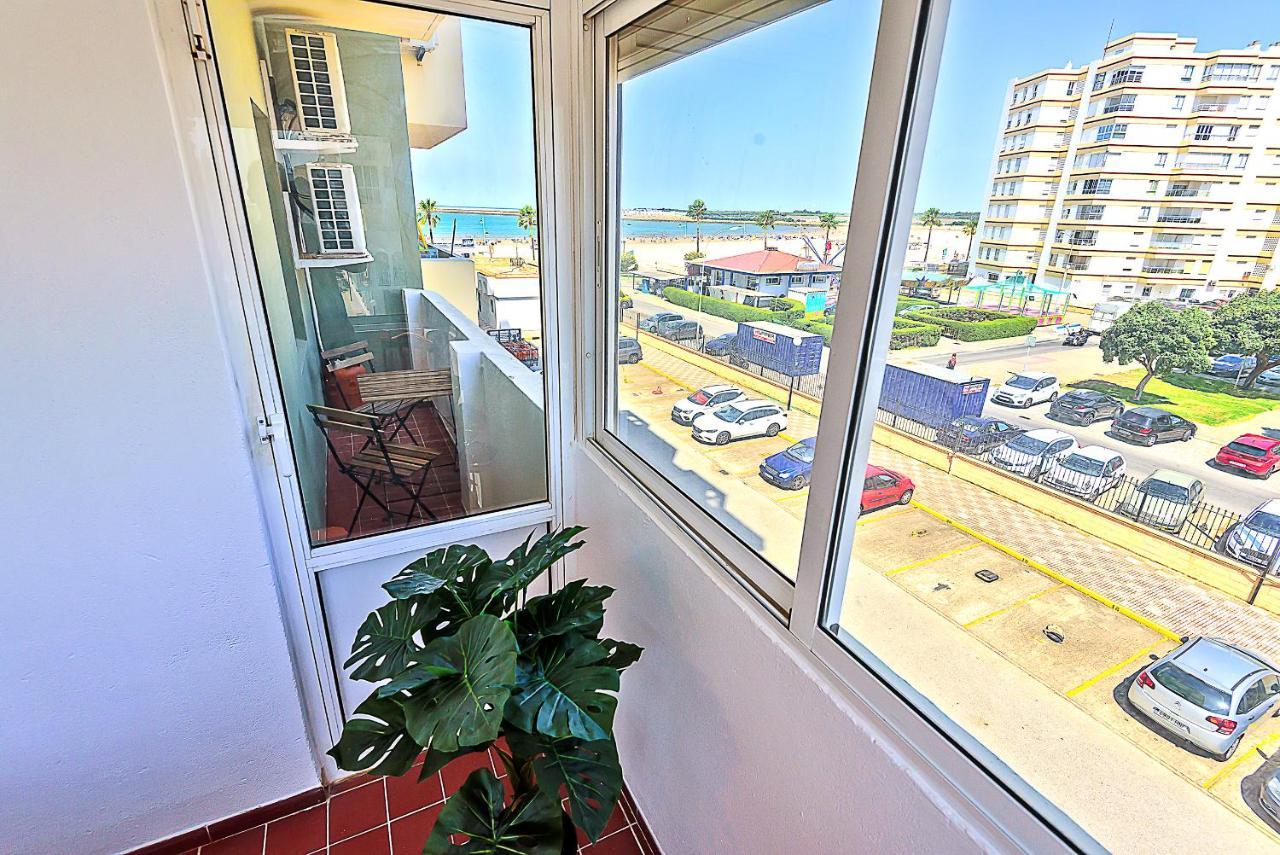 Ocean View Beach Apartment With Pool & Balconies El Puerto de Santa Maria Exterior photo