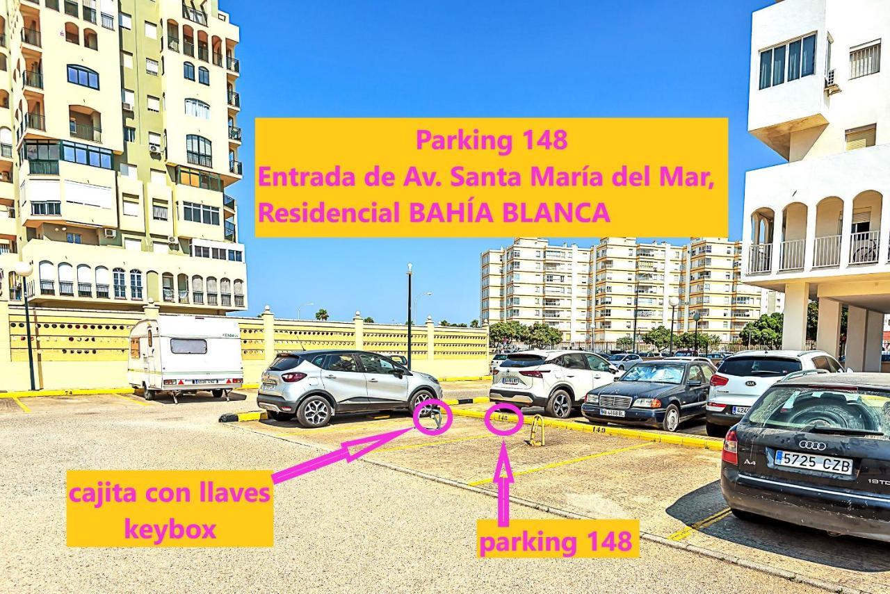 Ocean View Beach Apartment With Pool & Balconies El Puerto de Santa Maria Exterior photo